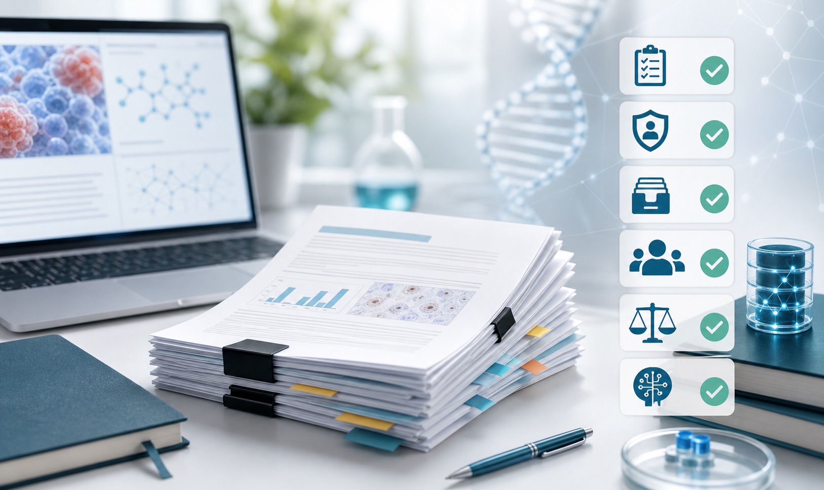 Oncology submission preparation visual